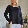 Alice 2 in 1 Knit Top - Black