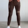 All That Jazz Applique Jean - Chocolate