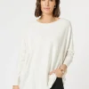 Avery Button Back Knit - Ivory