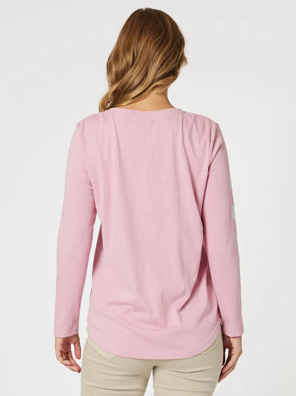 Be Square Long Sleeve Top - Pink