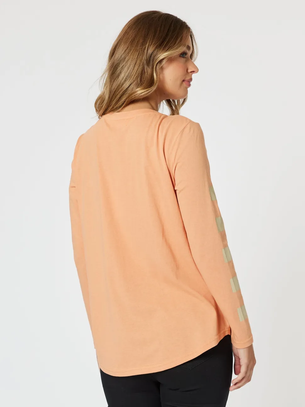Be Square Long Sleeve Top - Melon