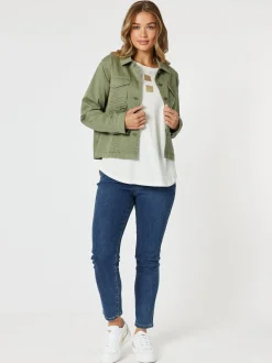 Be Square Long Sleeve Top - White
