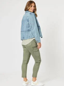 Boyfriend Denim Jacket - Washed Denim