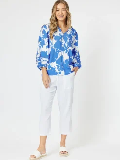 Byron Cotton 7/8 Pant - White