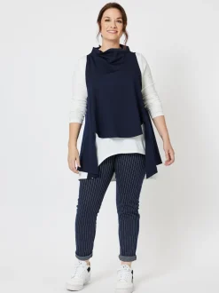 Cameron Layer Top - Navy