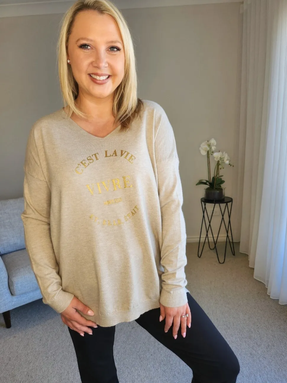 C'est La Vie Knit - Natural