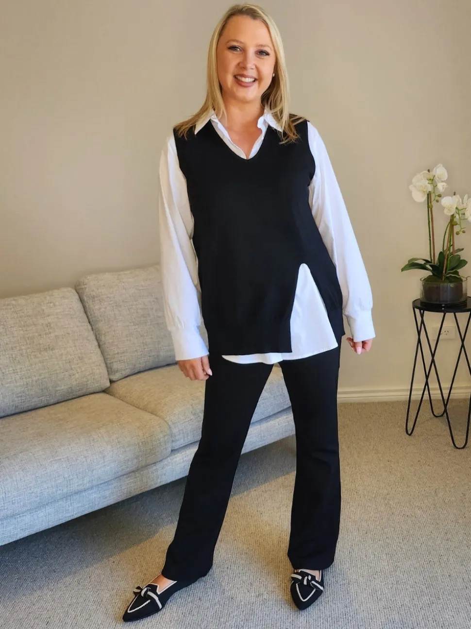 City Rib Cuff Shirt - White