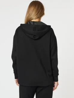 Evie Hooded Zip Sweatshirt - Black