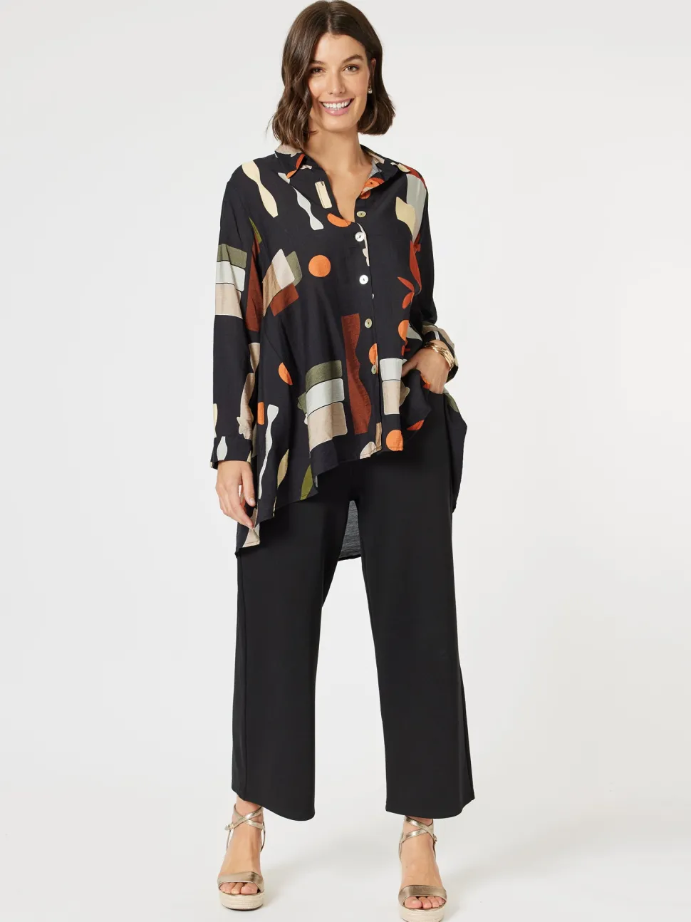 Galleria Print Shirt - Black Multi