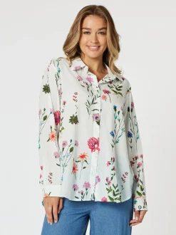 Garden Floral Print Shirt - Multi