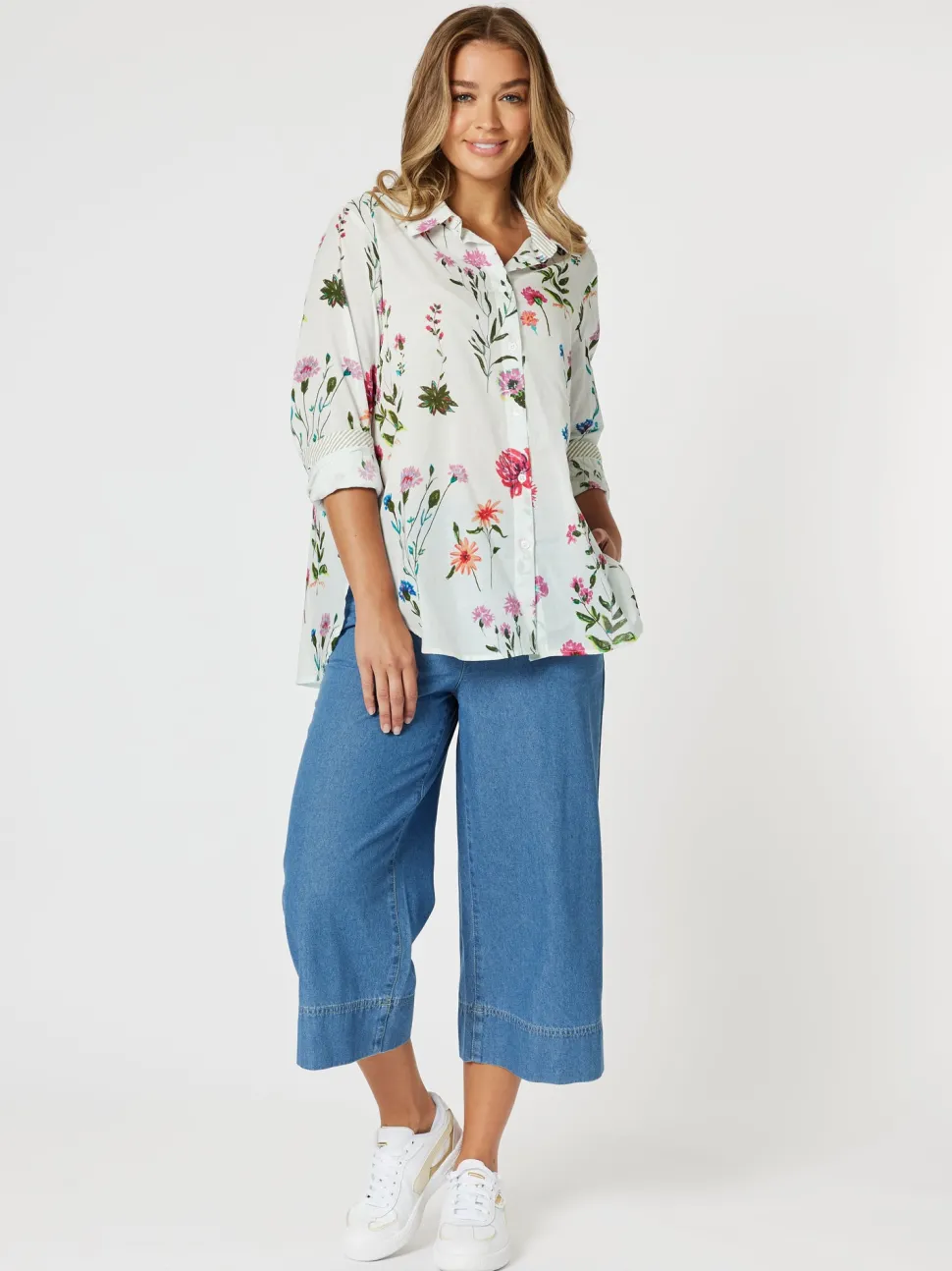 Garden Floral Print Shirt - Multi