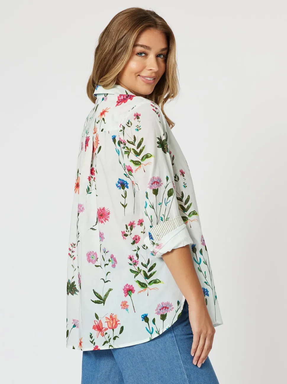 Garden Floral Print Shirt - Multi