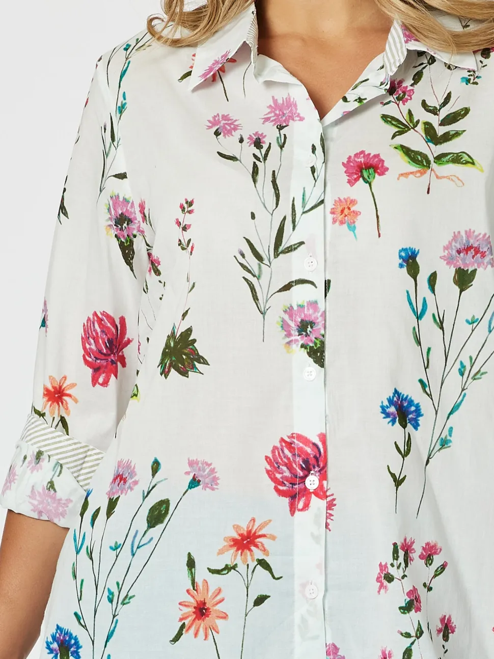 Garden Floral Print Shirt - Multi