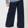 Kimmy Ponte Wide Leg Pant - Navy
