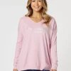 La Paris Knit Top - Pink