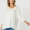 La Paris Knit Top - White