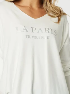 La Paris Knit Top - White