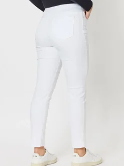 LA Stretch Pull On Jean - White