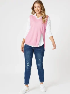 LA Stretch Pull On Jean - Dark Denim