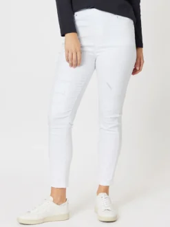 LA Stretch Pull On Jean - White