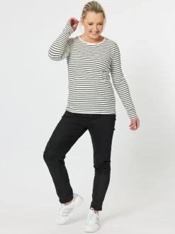 LA Stretch Pull On Jean - Black