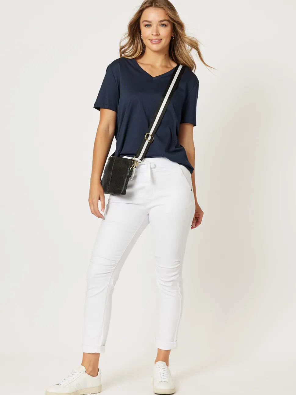 London Stretch Jogger Jean - White