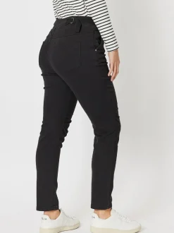 London Stretch Jogger Jean - Black