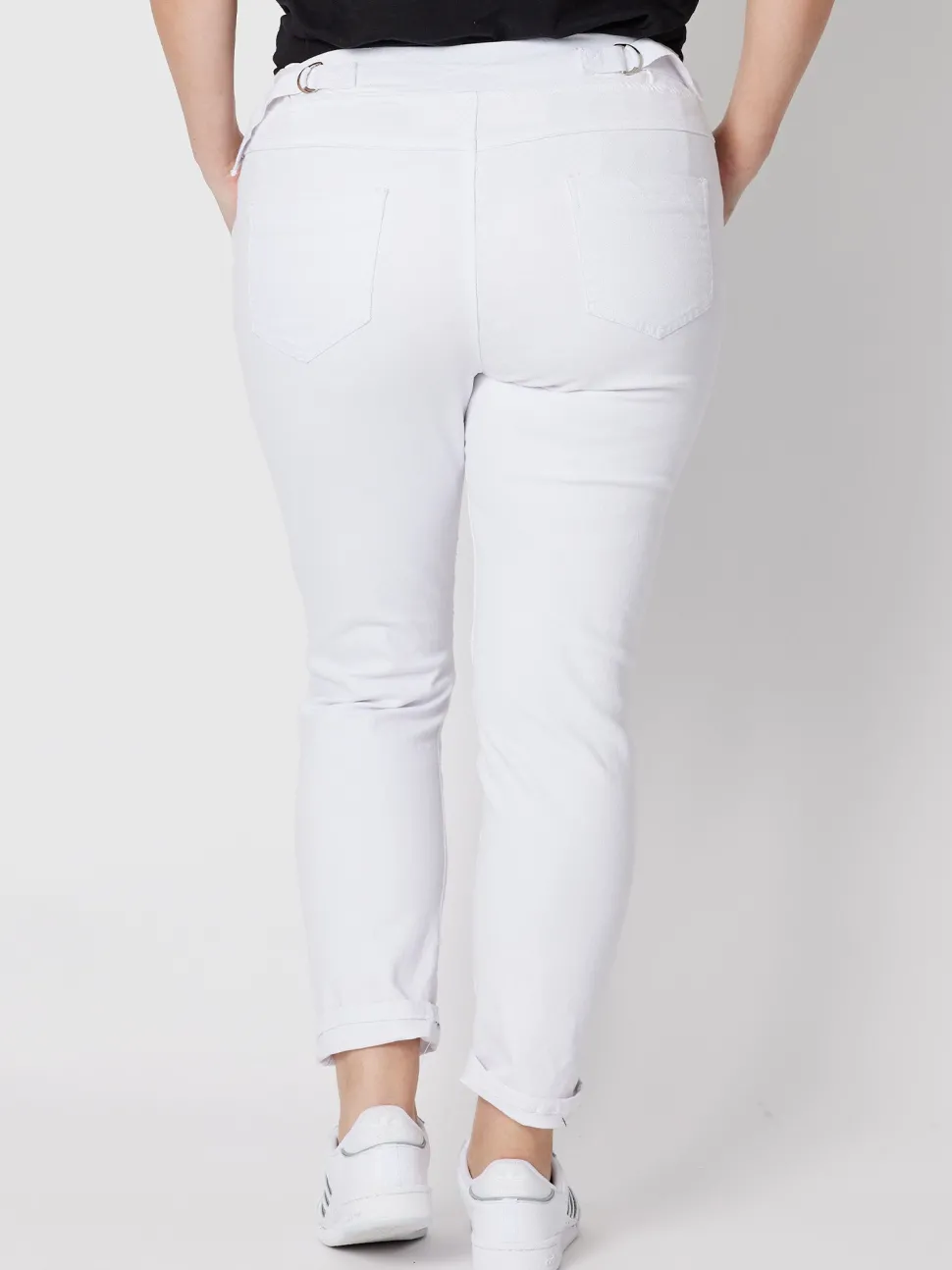 London Stretch Jogger Jean - White