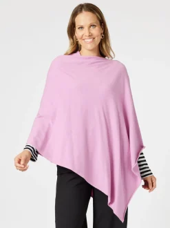 Macy Knit Poncho - Blush