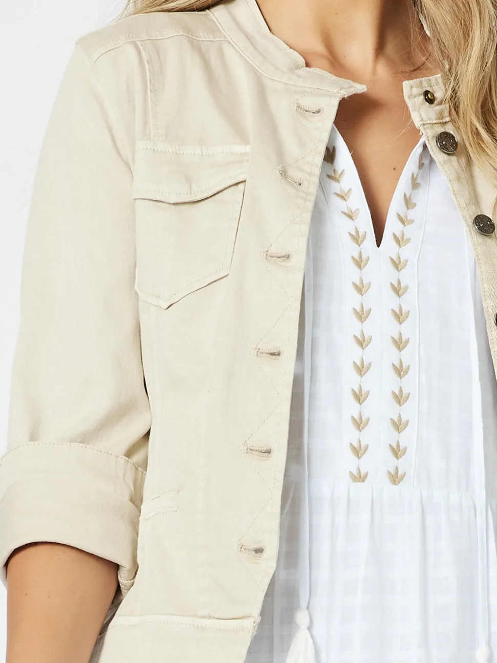 Maggie Denim Jacket - Natural