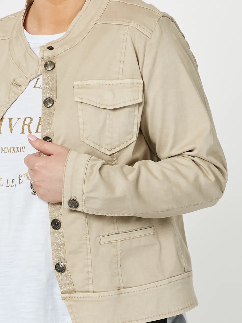 Maggie Denim Jacket - Natural