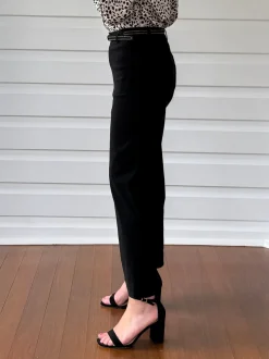Marine Wide Leg Pant - Black