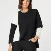 Mode Splice Knit - Black/Ivory