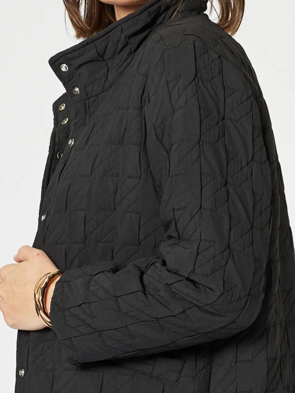 Monet Quilted Jacket - Black