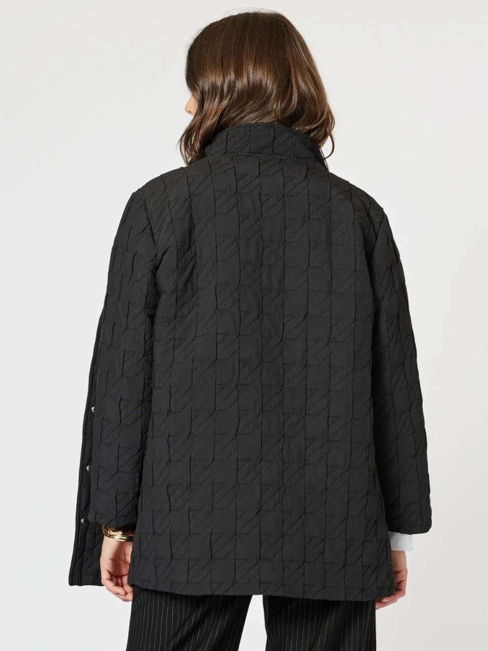 Monet Quilted Jacket - Black