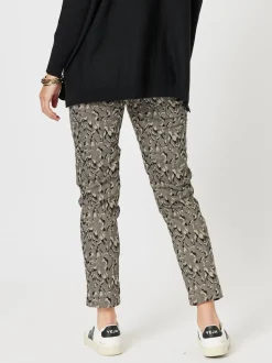 Muse Floral Print Pant - Granite