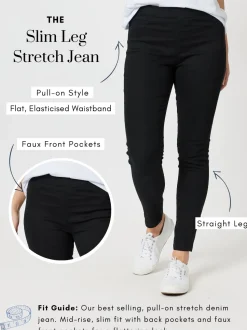 New Yorker Stretch Jean - Black