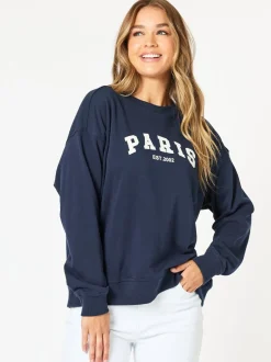 Paris Sweatshirt - Navy