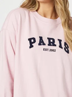 Paris Sweatshirt - Pink