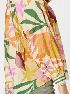 Promenade Floral Print Top - Multi