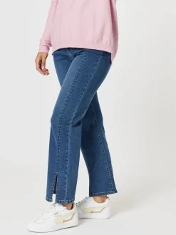 Republic Straight Leg Split Jean - Denim