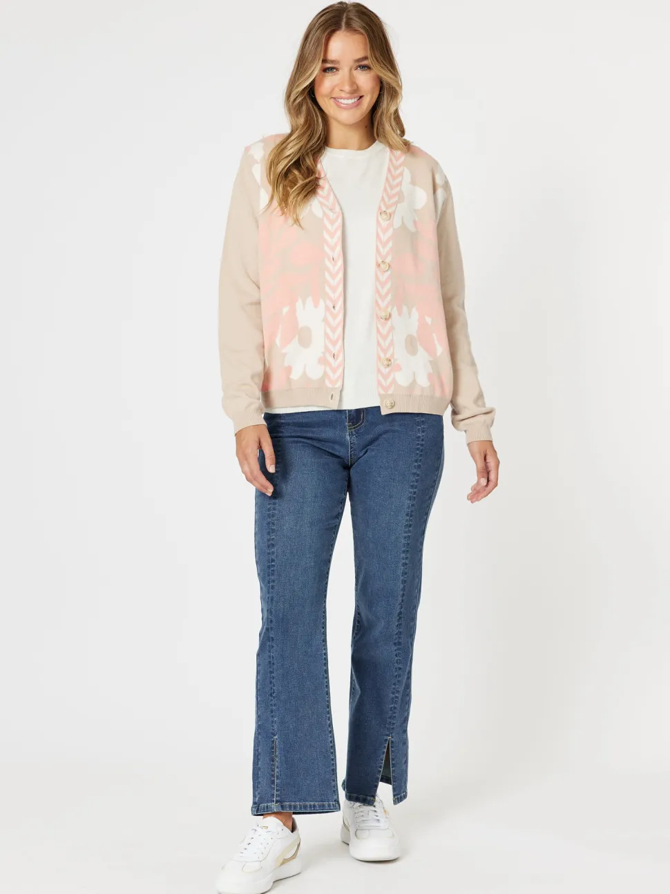 Republic Straight Leg Split Jean - Denim