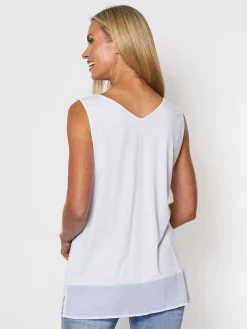 Reversible Tank Top - White