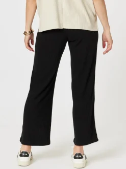 Ribbed Lounge Pant - Black