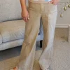 Sabrina Wide Leg Jean - Natural