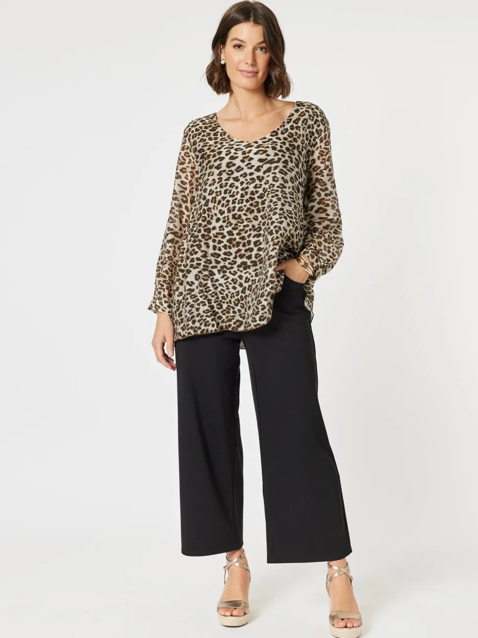 Safari Print Top - Animal