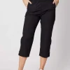 Santorini Cropped Pant - Black