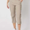 Santorini Cropped Pant - Natural