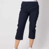 Santorini Cropped Pant - Navy