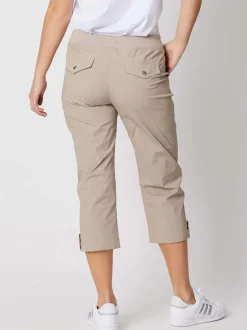 Santorini Cropped Pant - Natural